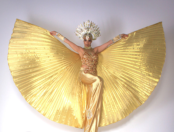 Sydney Stilt Walkers Sun Goddesses